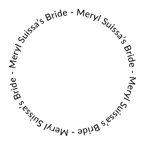 Bride Sticker by Meryl Suissa