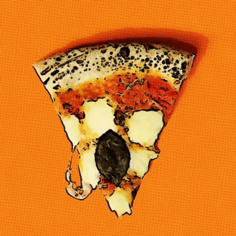 Stop Motion Pizza GIF