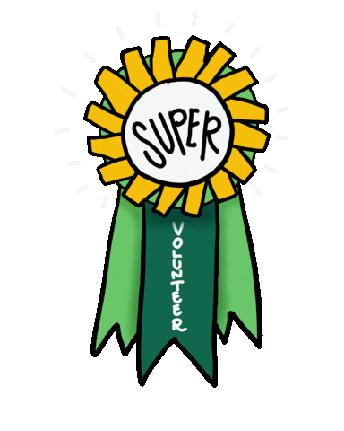 Ribbon Volunteer Sticker by userveutah