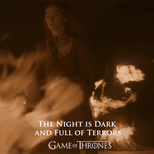 the night is dark GIF by Game of Thrones