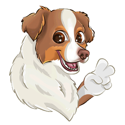 Dog Love Sticker