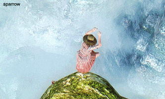 praneeth513 sparrow plays dead or alive GIF