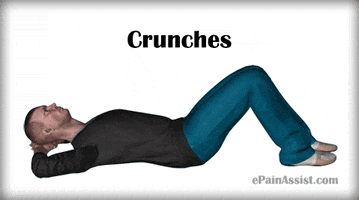 crunches tabata workout for beginners GIF by ePainAssist