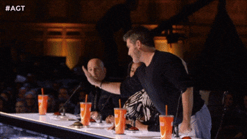 excited simon cowell GIF by America's Got Talent