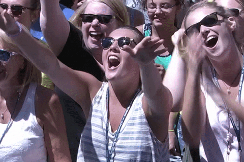 excited crowd GIF by CMA Fest: The Music Event of Summer
