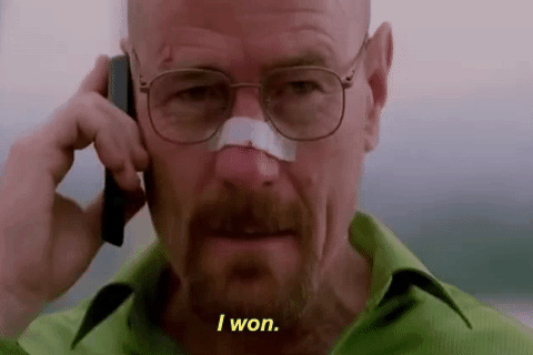 Bryan Cranston Win GIF by Breaking Bad - Find & Share on GIPHY