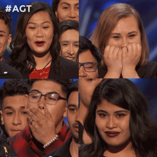 happy tears GIF by America's Got Talent