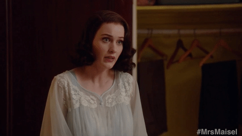 「Rachel Brosnahan gif」的圖片搜尋結果"