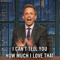 Love This GIF by Late Night with Seth Meyers