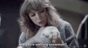Behind The Scenes Are You A Melting Snowman GIF by Taylor Swift