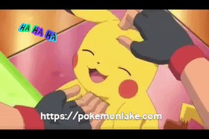 Pikachu Tickling Moment GIF