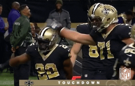 new orleans saints touchdown GIF by NFL