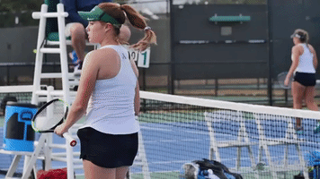 women's tennis athletics GIF by GreenWave