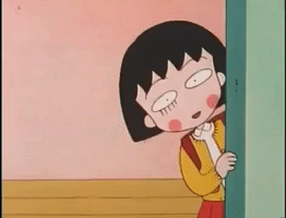 anime angry japan annoyed chibi maruko GIF