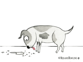 animation eating GIF by Red & Howling