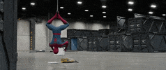 hanging upside down GIF by Spider-Man: Homecoming