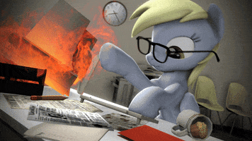 bnking my little pony taxes derpy GIF