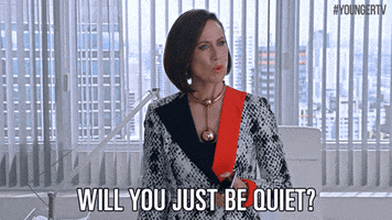 tv land shut up GIF by YoungerTV