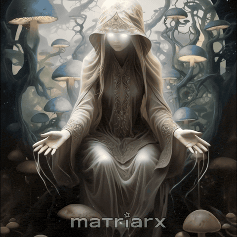 Divine Feminine Bioluminescence GIF by The Galactic Matriarx