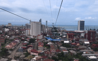 Slavanazdarvyletu georgia batumi cableway lanovka GIF