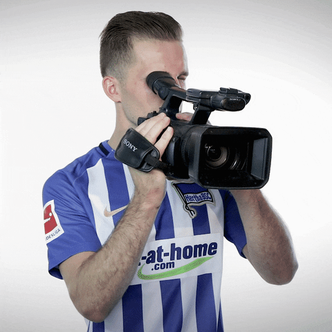 filming kamera GIF by Hertha BSC