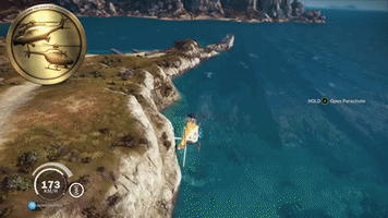 justcausegames just cause 3 jc3 jc3mp helicopter jousting GIF