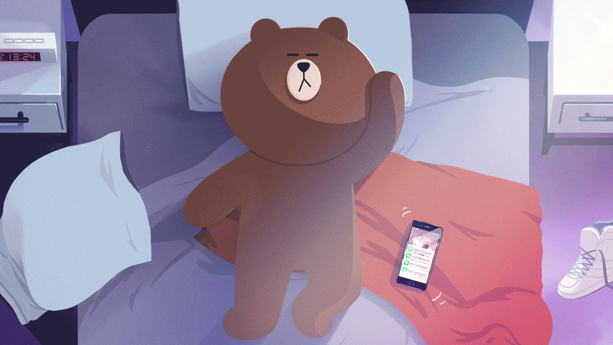Brown Bear Line GIF by Beats By Dre Find & Share on GIPHY