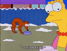 Cowering Season 3 GIF by The Simpsons