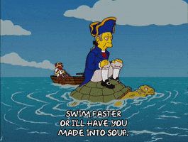 Episode 18 Ocean GIF by The Simpsons