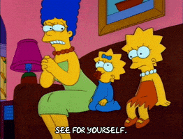 Talking Season 3 GIF by The Simpsons