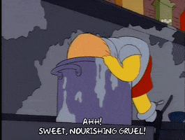 Hungry Season 4 GIF by The Simpsons