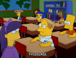 Studying Season 3 GIF by The Simpsons
