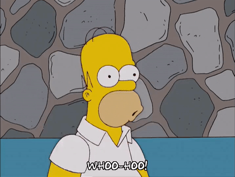 Happy Homer Simpson GIF - Find  Share on GIPHY