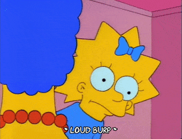 Season 3 Burp GIF by The Simpsons