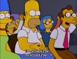 squeezing homer simpson GIF