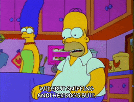 Grabbing Season 3 GIF by The Simpsons