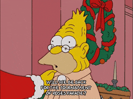 Episode 9 Christmas Wreath GIF by The Simpsons