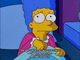 homer simpson scared marge GIF