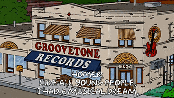 Episode 11 Record Store GIF by The Simpsons