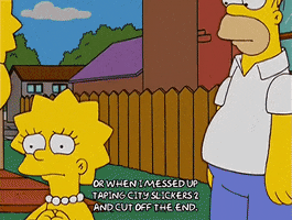 homer simpson picket fence GIF
