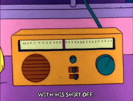 Season 3 Radio GIF by The Simpsons