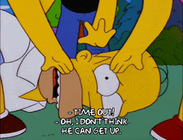 cant get up homer simpson GIF