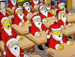 Season 1 Santas GIF by The Simpsons