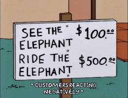 season 5 elephant price sign GIF