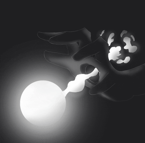 black and white animation GIF by Winston Duke