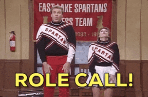 will ferrell role call GIF by Saturday Night Live