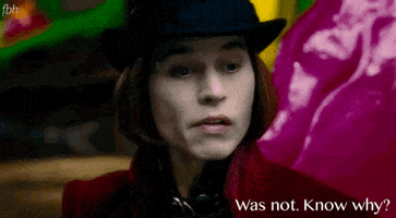 fruitbatheaven johnny depp willy wonka charlie and the chocolate factory GIF
