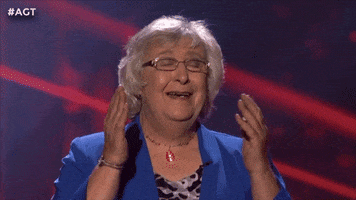 excited shake GIF by America's Got Talent