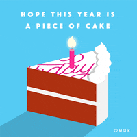 Happy Birthday GIF by MSLK Design
