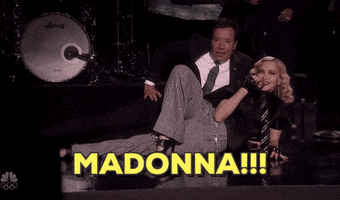 Jimmy Fallon Madonna GIF by The Tonight Show Starring Jimmy Fallon